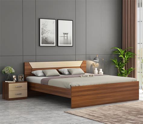 queen size bed without storage